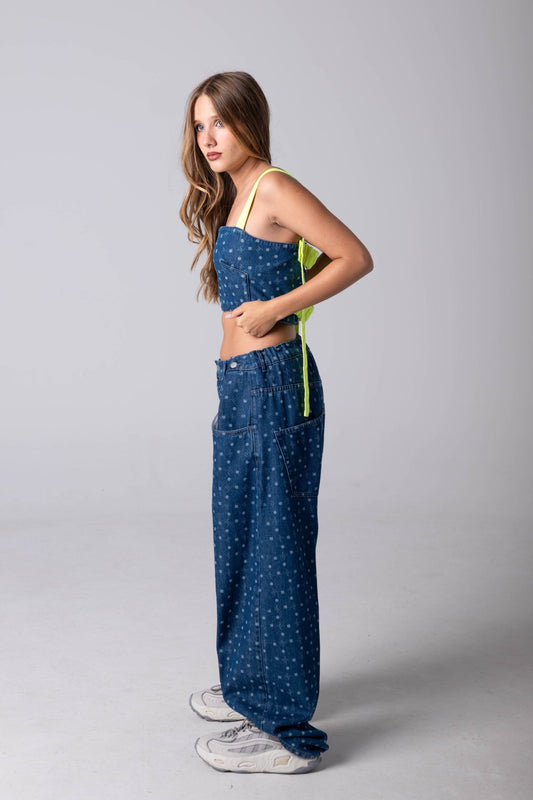 Jeans Flex One monograma - UNISEXO