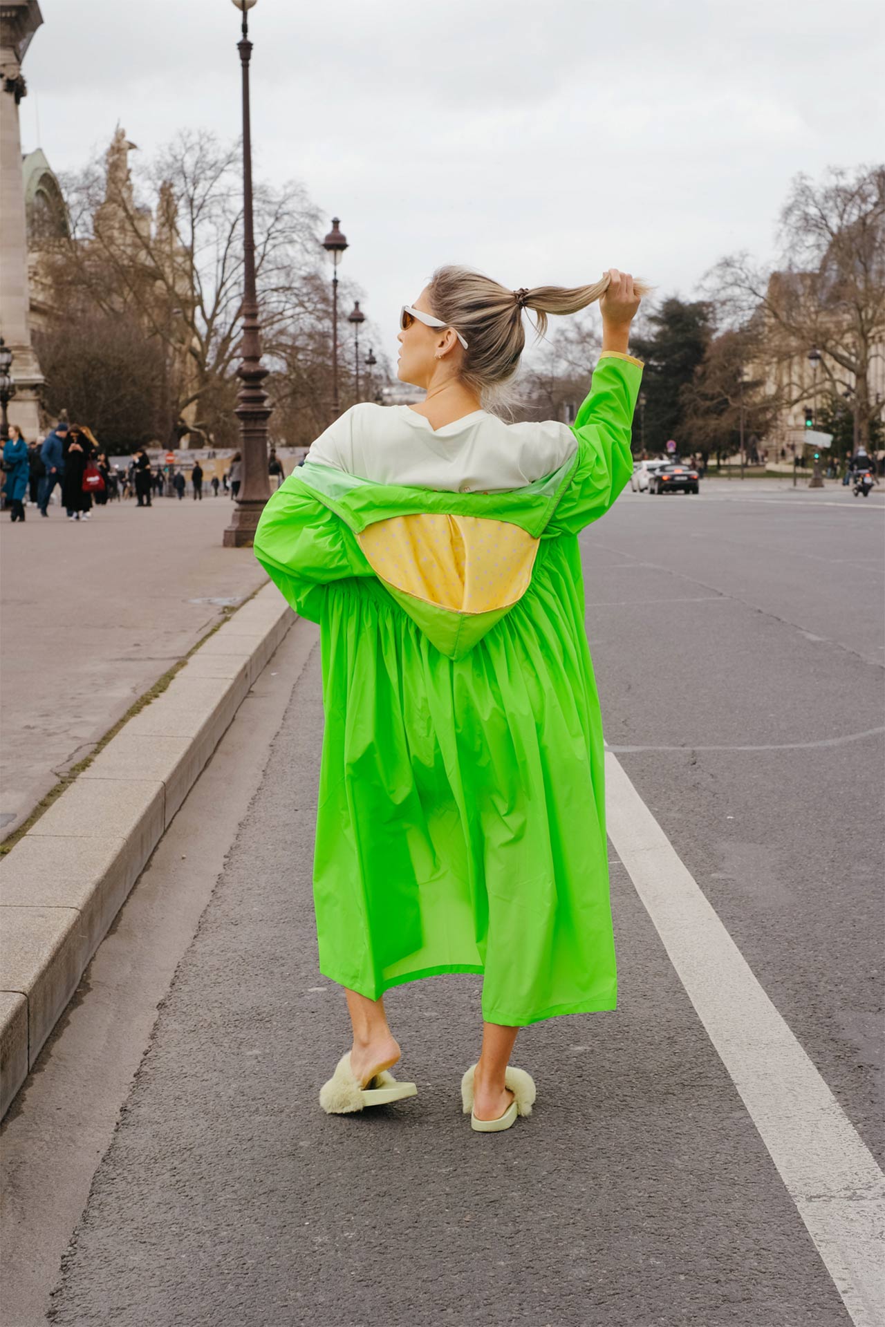 Oversized Green Hooded Parka