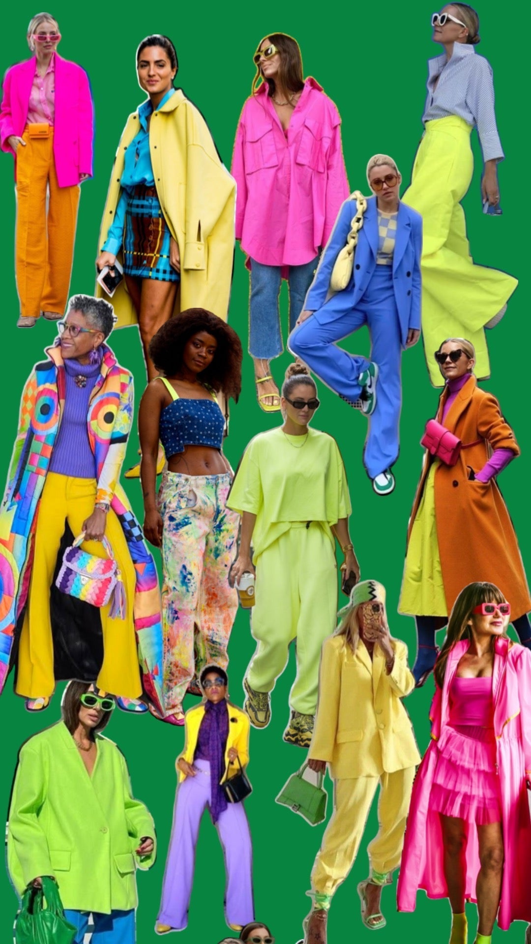 Um look colorido é muito exagerado? Então porquê? Quem disse?