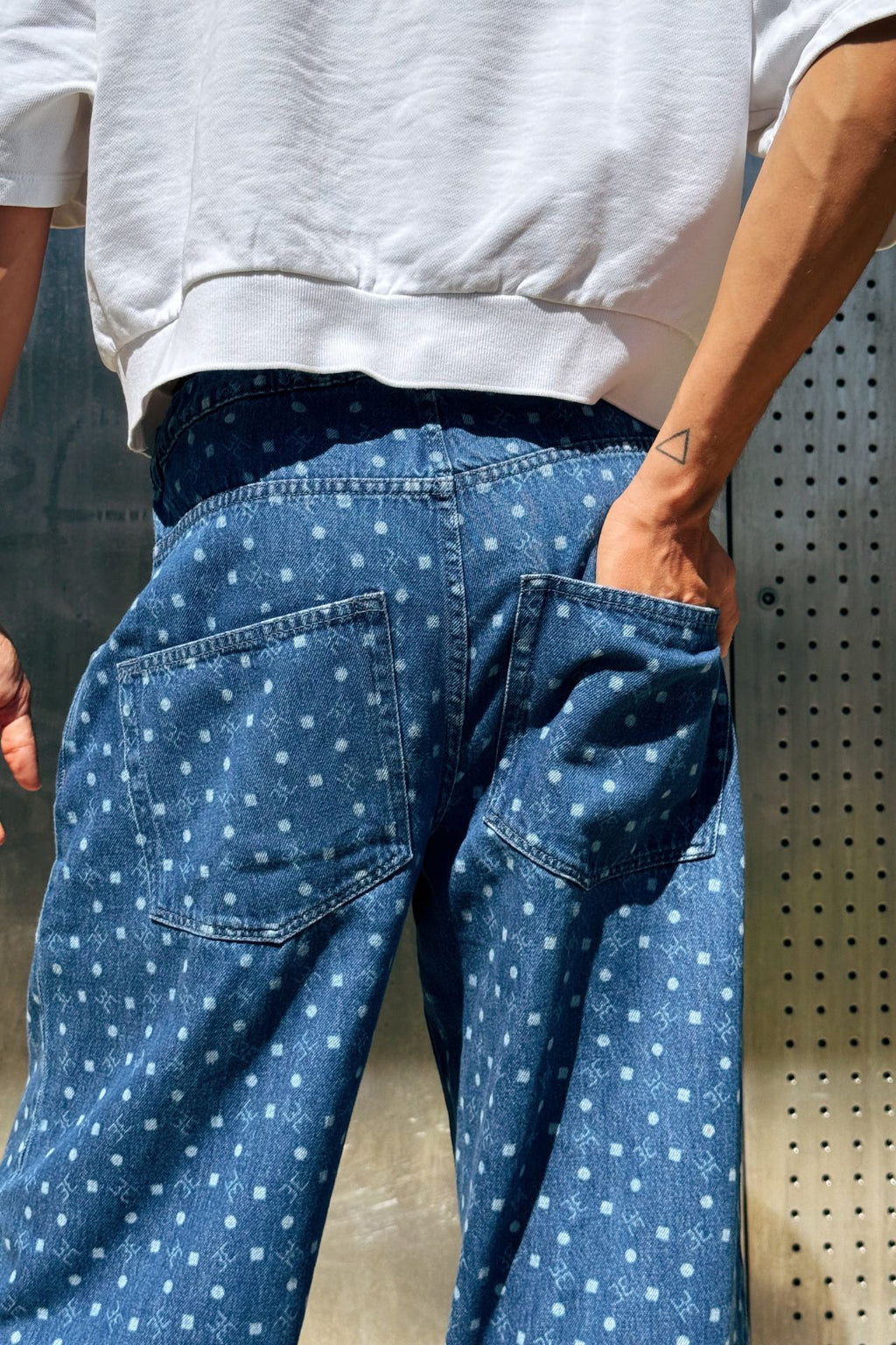 Jeans Flex One monograma - UNISEXO