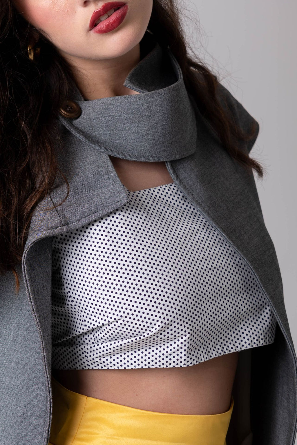 Oversized Vest with Belt