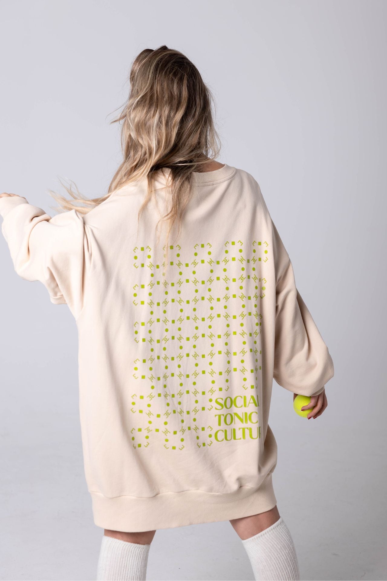 Printed Oversized Sweatshirt