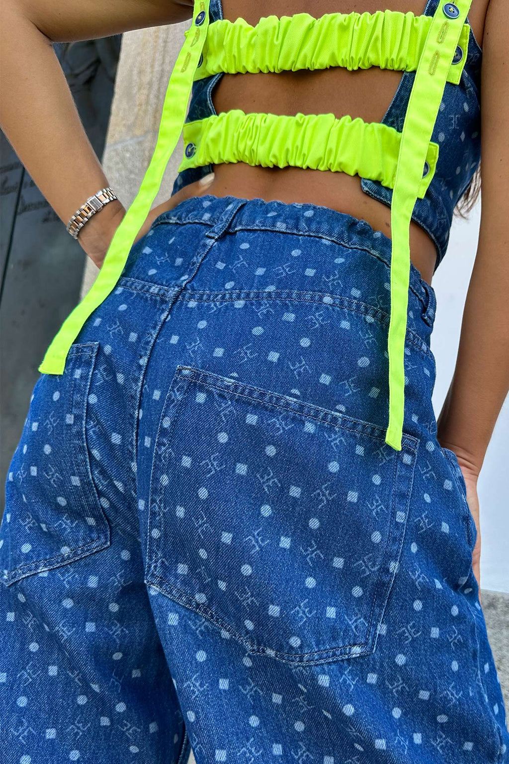 Jeans Flex One monograma - UNISEXO