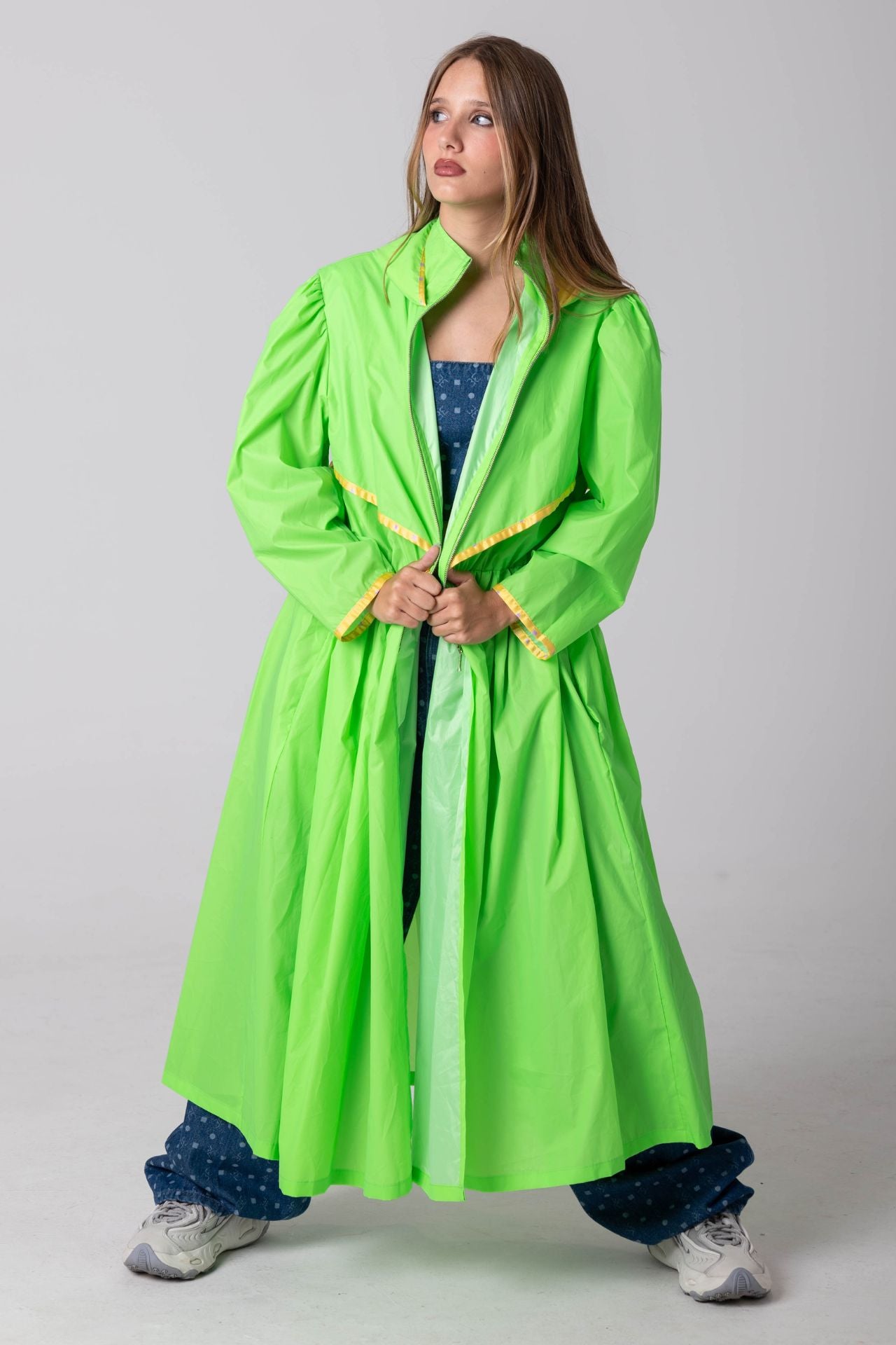 Oversized Green Hooded Parka