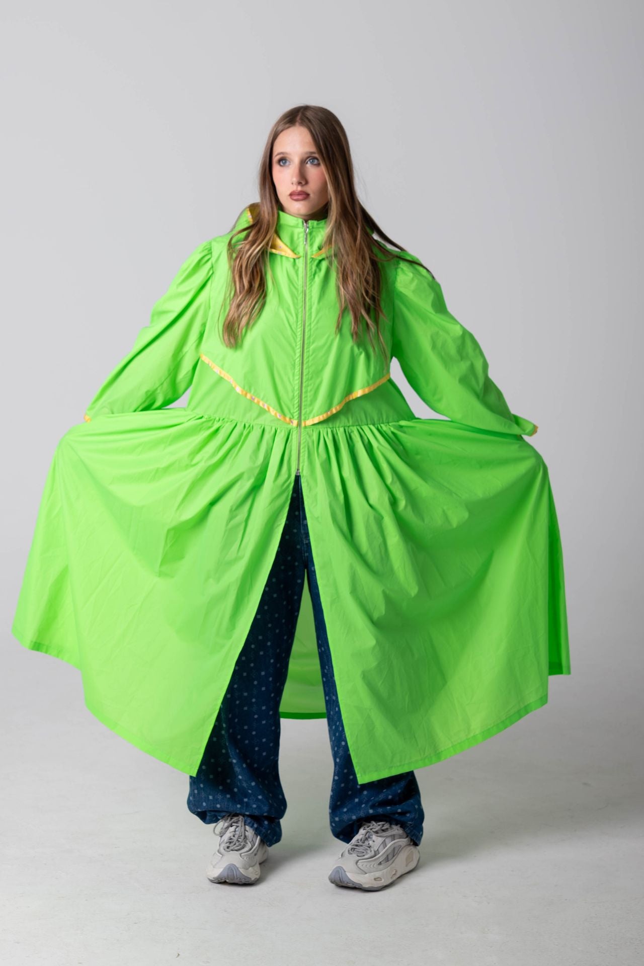 Oversized Green Hooded Parka