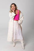 Princess effect pink tulle skirt