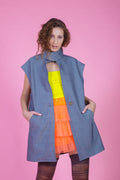 Colete Oversized com Cinto